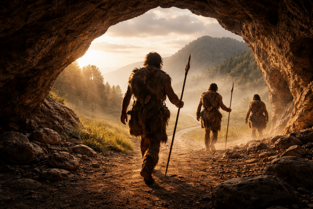 Quand les hommes ont quitté les cavernes
